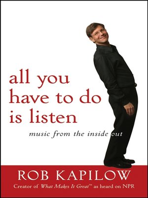 cover image of All You Have to Do is Listen